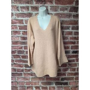 Women's CALVIN KLEIN‎ V Neck Sparkly Acrylic Sweater 0X